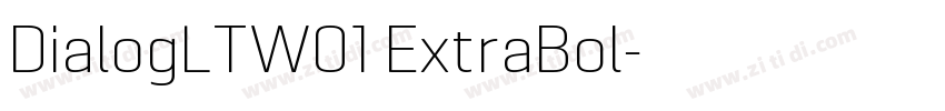 DialogLTW01 ExtraBol字体转换